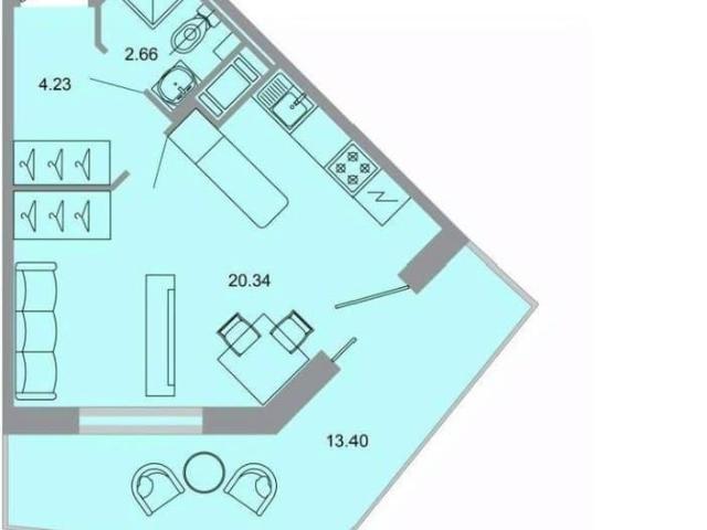 Квартира продажа в Бугры, Ленинградская область