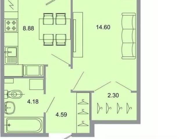 Квартира продажа в Бугры, Ленинградская область