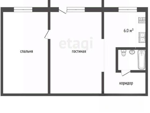 Квартира продажа в Фосфоритный, Кабардино-Балкарская Республика