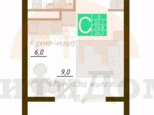 Квартира продажа в Молодежное