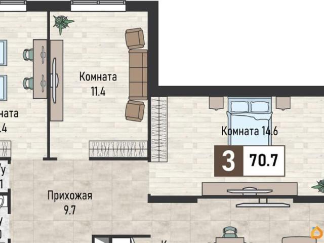 Квартира продажа в Иноземцево, Ставропольский Край