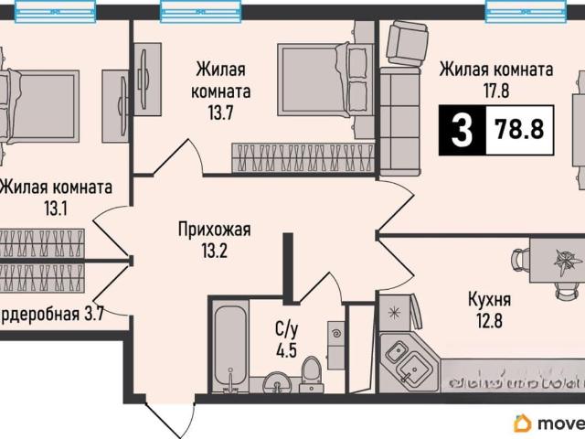 Квартира продажа в Иноземцево, Ставропольский Край