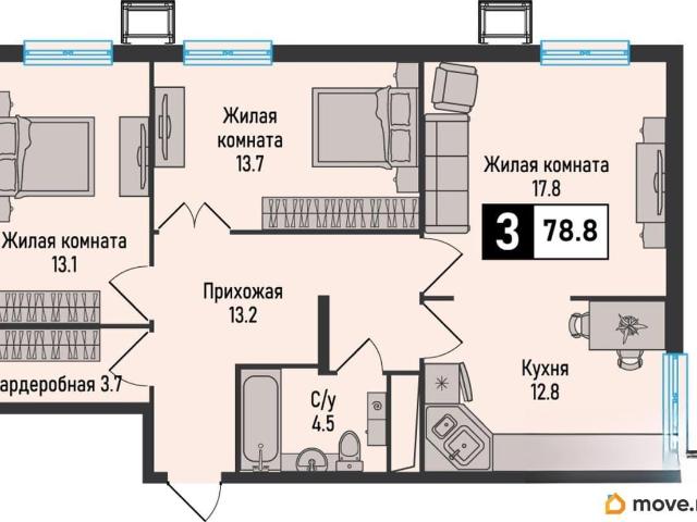 Квартира продажа в Иноземцево, Ставропольский Край