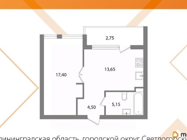 Квартира продажа в Приморье, Калининградская область