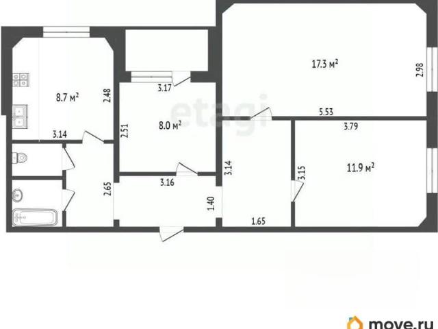 Квартира продажа в Майский Г, Майский