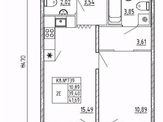 Квартира продажа в Мурино, Ленинградская область