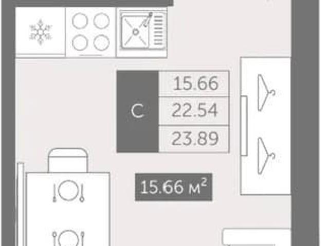 Квартира продажа в Центральный микрорайон, Мурино
