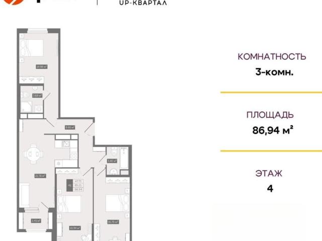 Квартира продажа в Мурино, Ленинградская область