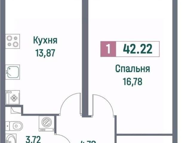 Квартира продажа в Мурино, Ленинградская область