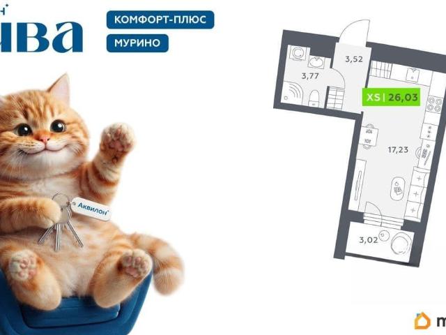 Квартира продажа в Мурино, Ленинградская область