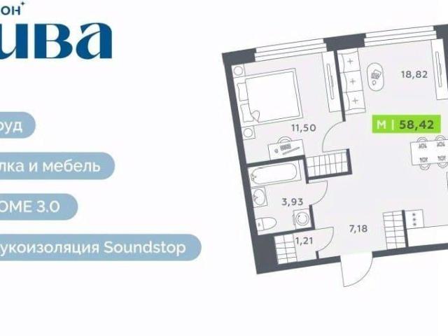 Квартира продажа в Мурино, Ленинградская область