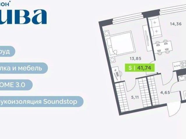 Квартира продажа в Мурино, Ленинградская область