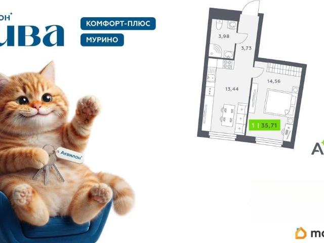Квартира продажа в Мурино, Ленинградская область