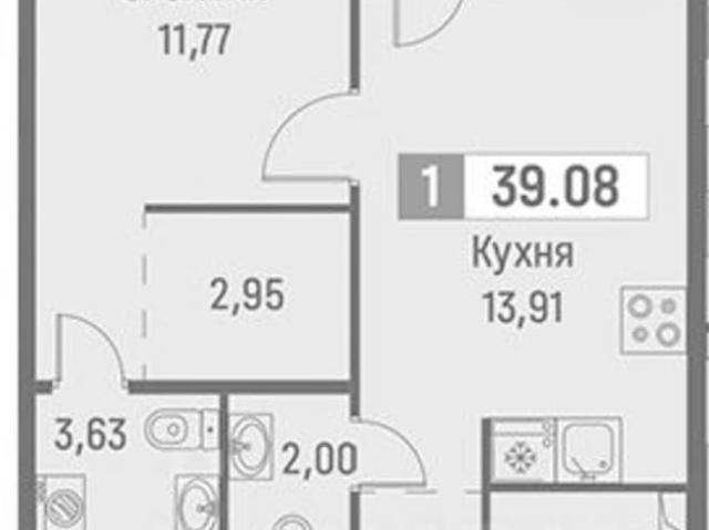 Квартира продажа в Мурино, Ленинградская область