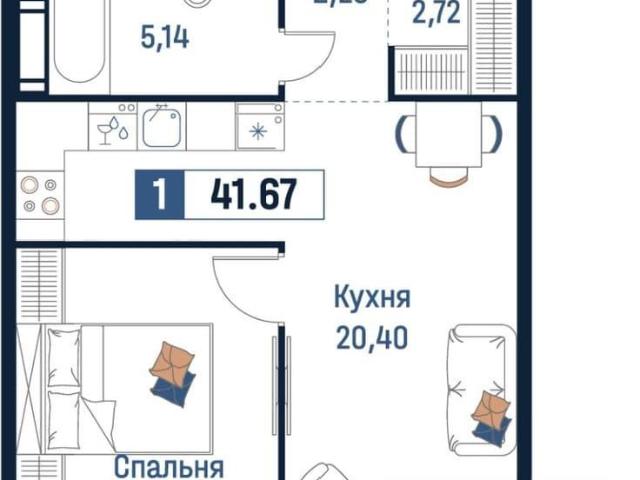 Квартира продажа в Мурино, Ленинградская область