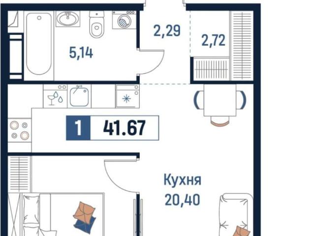 Квартира продажа в Мурино, Ленинградская область