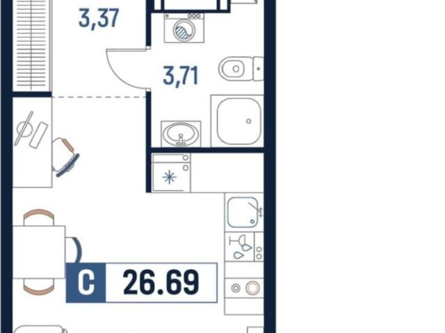 Квартира продажа в Мурино, Ленинградская область