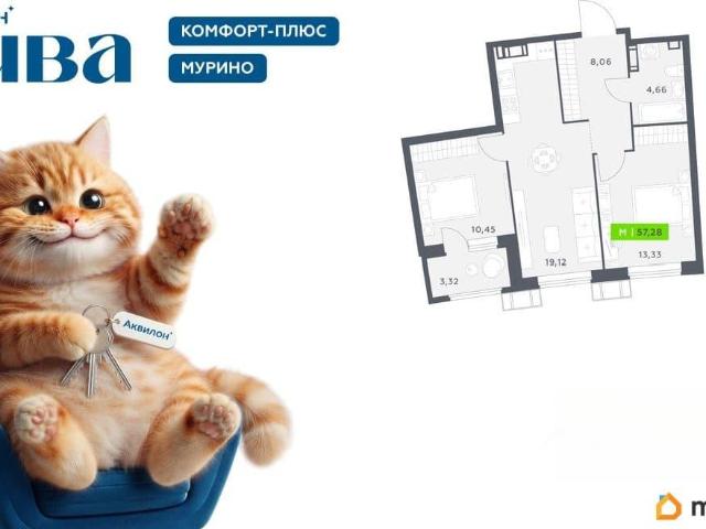 Квартира продажа в Мурино, Ленинградская область