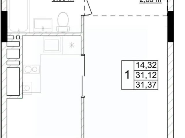Квартира продажа в Новосадовый, Белгородская область