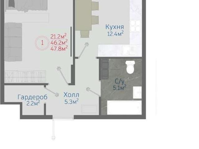 Квартира продажа в Отрадное С, Воронежская область