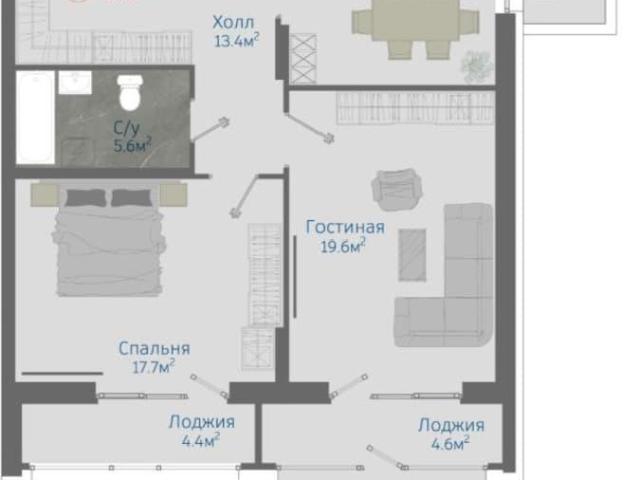 Квартира продажа в Отрадное С, Воронежская область
