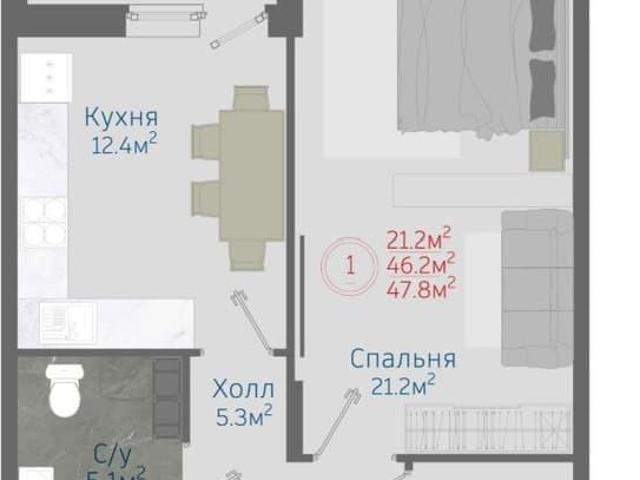 Квартира продажа в Отрадное С, Воронежская область