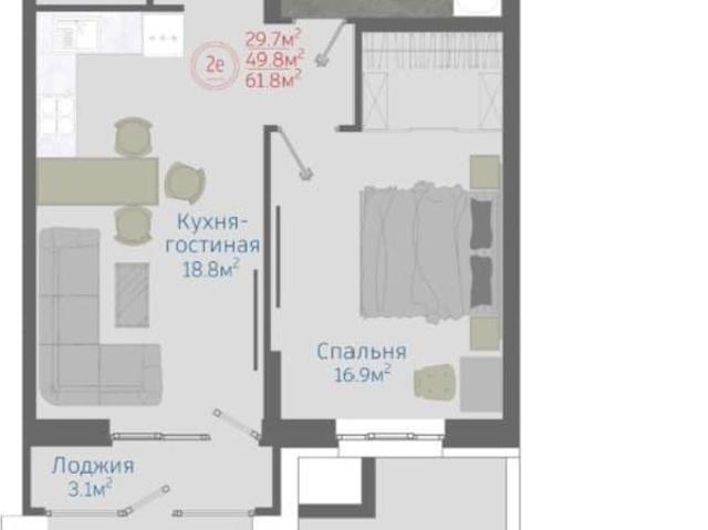 Квартира продажа в Отрадное С, Воронежская область