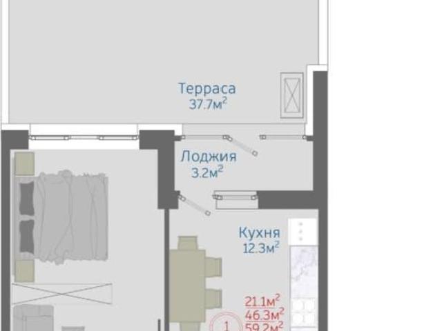 Квартира продажа в Отрадное С, Воронежская область
