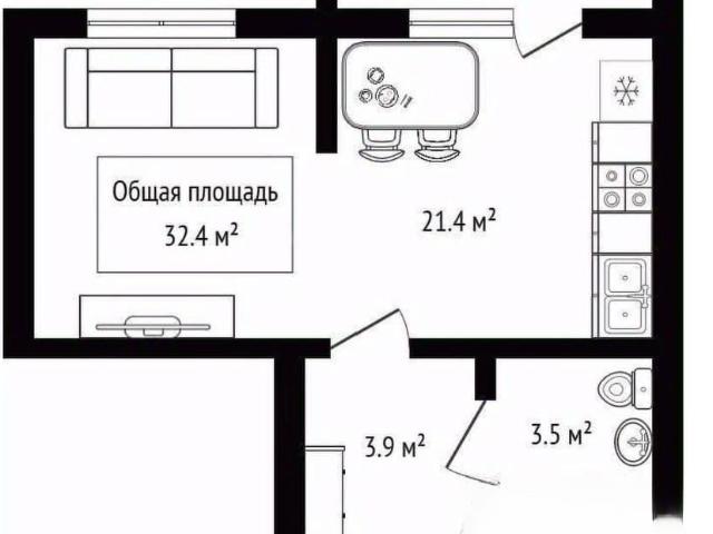 Квартира продажа в Садовый, Новосибирская область