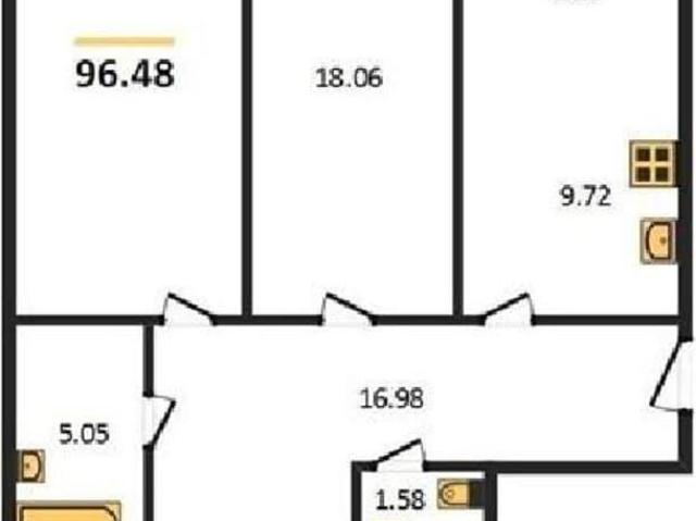 Квартира продажа в Ямное, Воронежская область