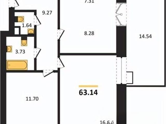 Квартира продажа в Ямное, Воронежская область