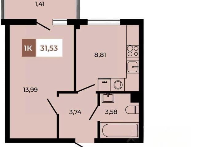 Квартира продажа в Ясная поляна, Темерницкий