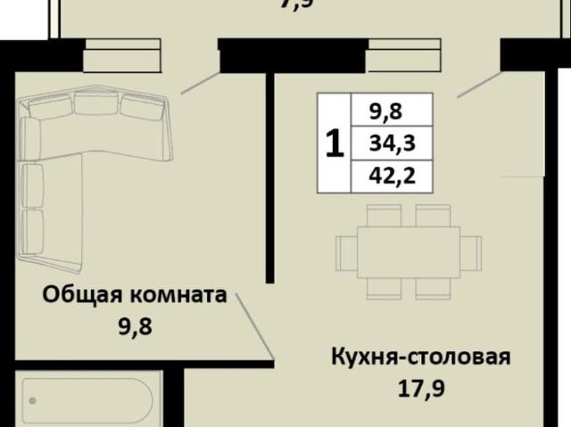 Квартира продажа в Динской р-н, Краснодарский Край