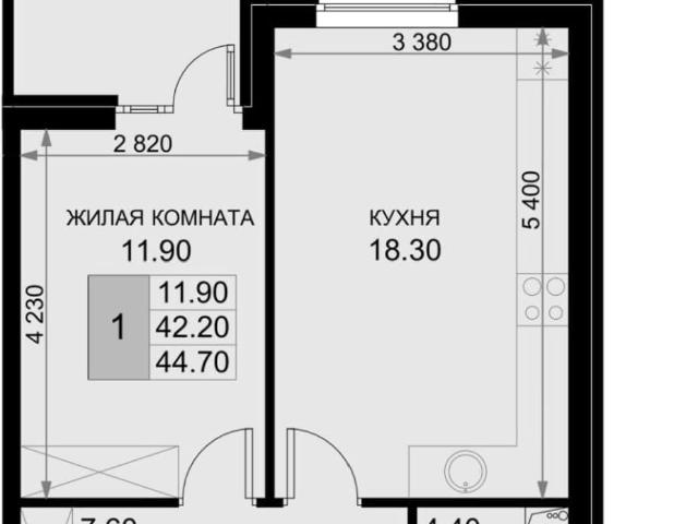 Квартира продажа в Жилой комплекс «История 2», Южный