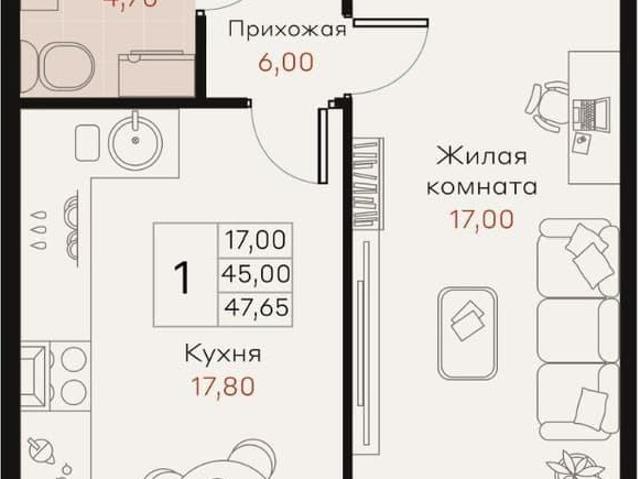 Квартира продажа в Южный, Динской район