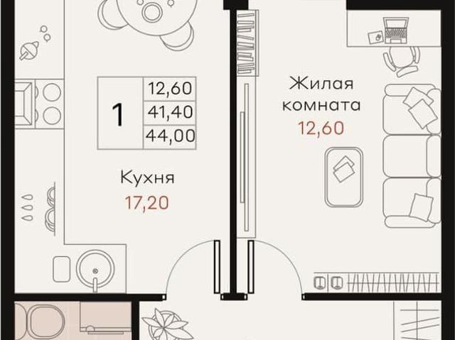 Квартира продажа в Южный, Динской район