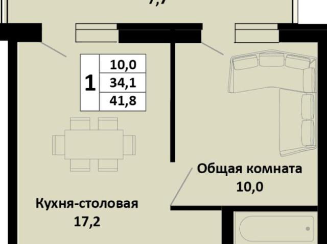 Квартира продажа в Динской р-н, Краснодарский Край