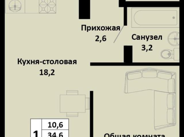 Квартира продажа в Динской р-н, Краснодарский Край