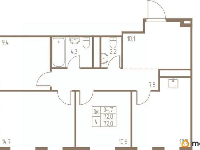 Квартира продажа в Пушкино, Кабардино-Балкарская Республика