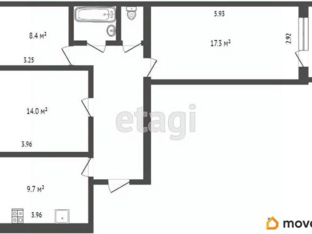 Квартира продажа в Боровский, Тюменская область