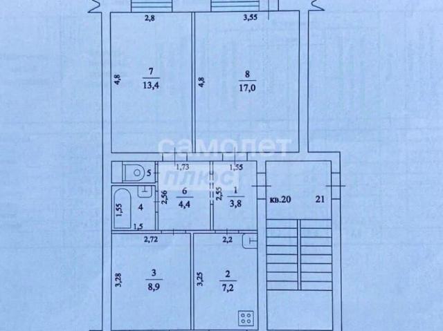 Квартира продажа в Деденево, Кабардино-Балкарская Республика