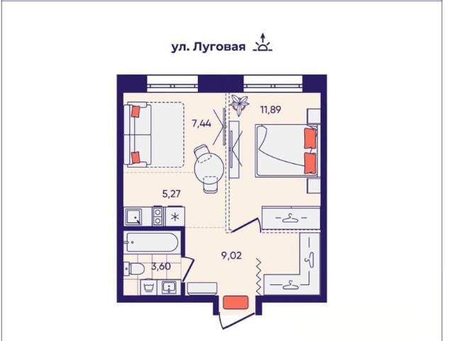 Квартира продажа в Луговое, Маркова