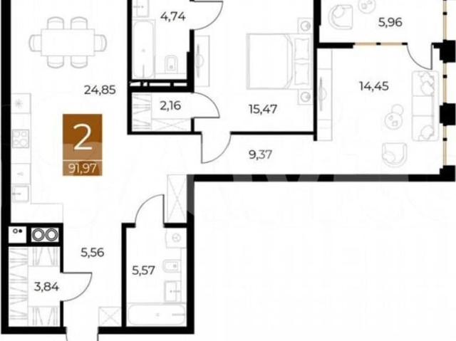 Квартира продажа в Рязань, Рязанская область