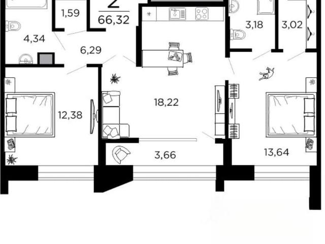 Квартира продажа в Рязань, Рязанская область