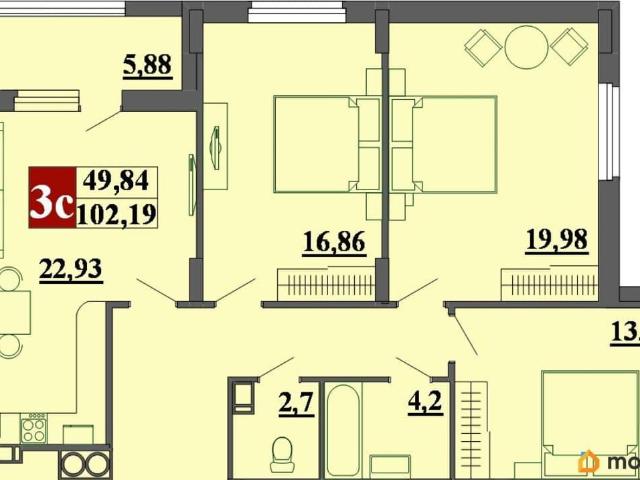 Квартира продажа в Рязань, Рязанская область