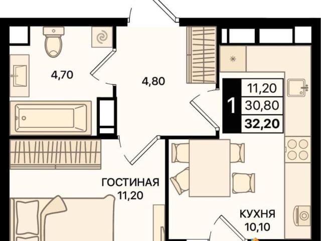 Квартира продажа в Аксайский Р-н, Ростовская область