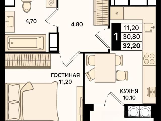 Квартира продажа в Аксайский Р-н, Ростовская область