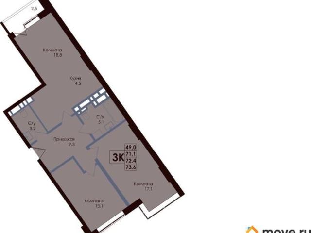 Квартира продажа в 7-й мкр, Ростов-на-Дону