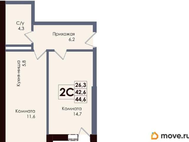 Квартира продажа в 7-й мкр, Ростов-на-Дону