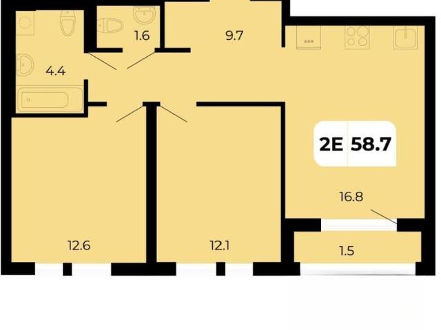 Квартира продажа в Верхнетемерницкий, Ростовская область